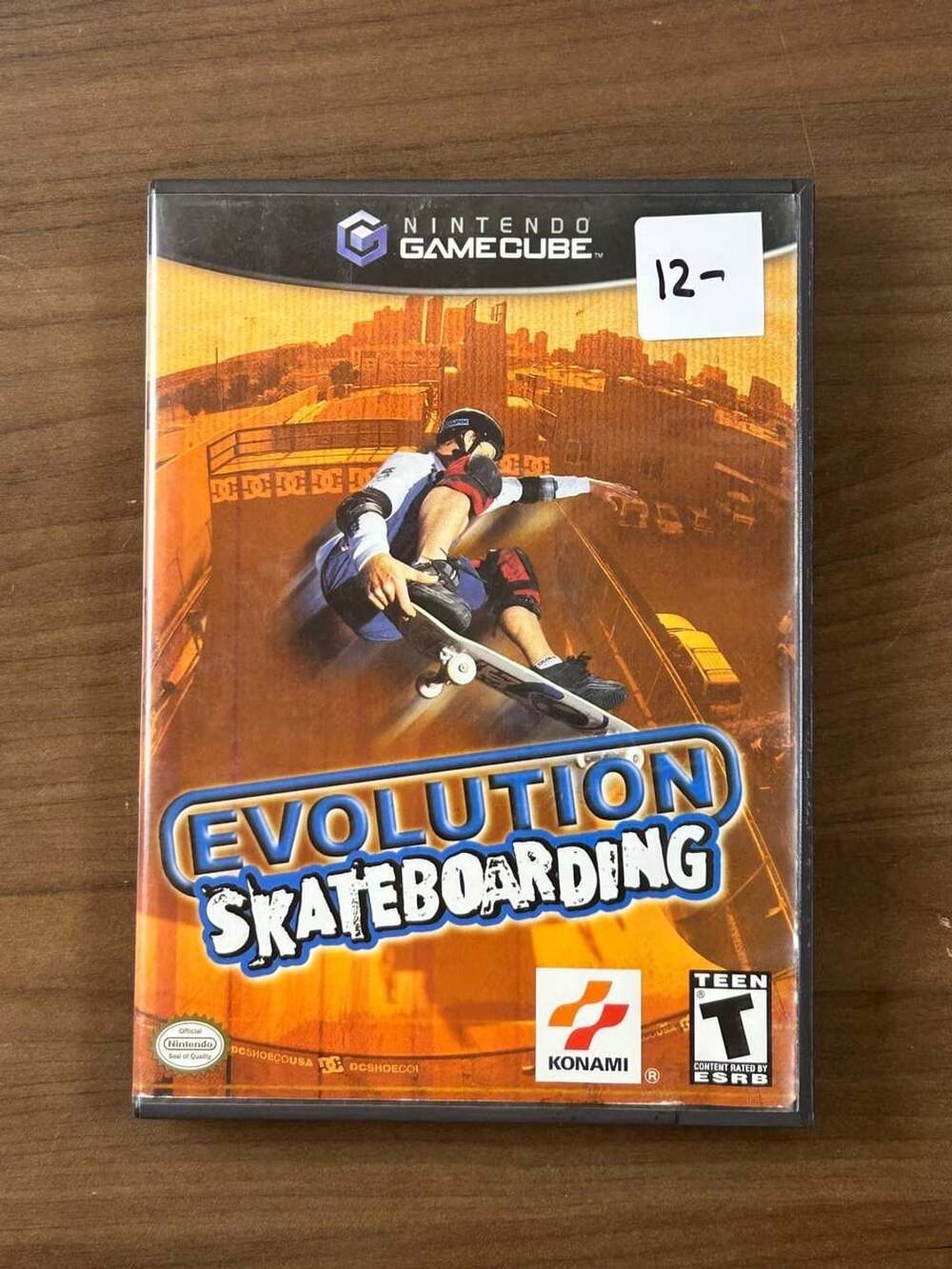 Evolution Skateboarding Nintendo GameCube 2002 Disc Case Konami NTSC-U/C